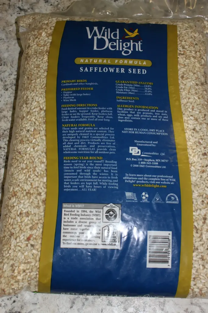 Wild Delight Safflower Seed 