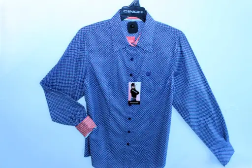 Women's Cinch Blue Pattern 