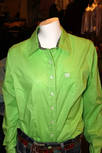 Women's Cinch Green Diamonds 