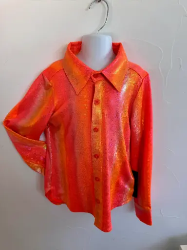 Girl's Cowgirl Tuff Tangerine Foil 